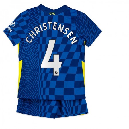 Billiga Fotbollströjor Chelsea Andreas Christensen 4 Barn Hemma tröja 2021/22 Kortärmad